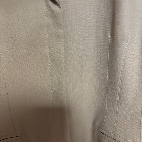 Cleo Tan Blazer Concealed Buttons - Picture 2 of 5